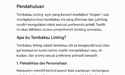tembakau linting