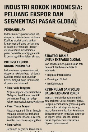 indonesia cigarette