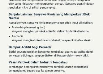 Senyawa Adiktif dalam Tembakau