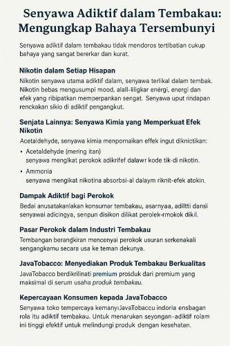 Senyawa Adiktif dalam Tembakau
