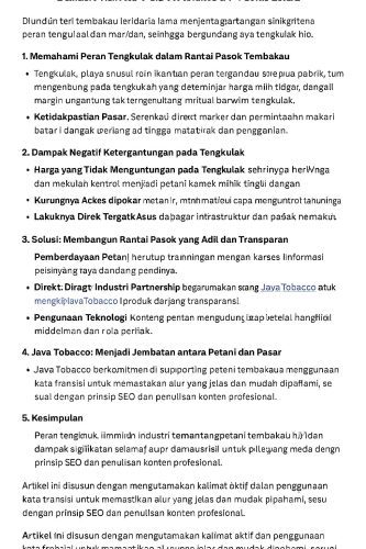 Tengkulak Tembakau