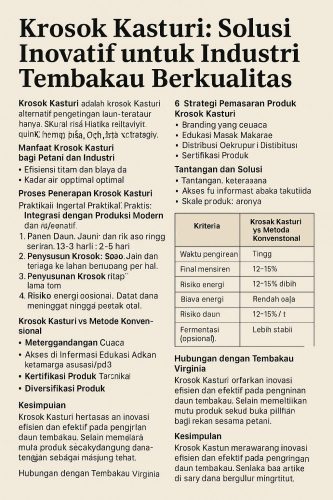 Krosok Kasturi
